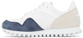 Thumbnail for your product : Spalwart Blue and Beige Marathon Trail Low Sneakers