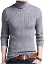Thumbnail for your product : Jueshanzj Mens Pullover Slim Fit Knitwear Warm Turtleneck Sweaters XX-Large