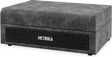 Parker Bluetooth Suitcase Decorative Record Player with 3-Speed Turntable