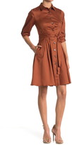 Thumbnail for your product : Donna Morgan Fit & Flare Shirt Dress
