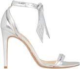 Thumbnail for your product : Alexandre Birman Clarita PVC Silver Leather Sandals