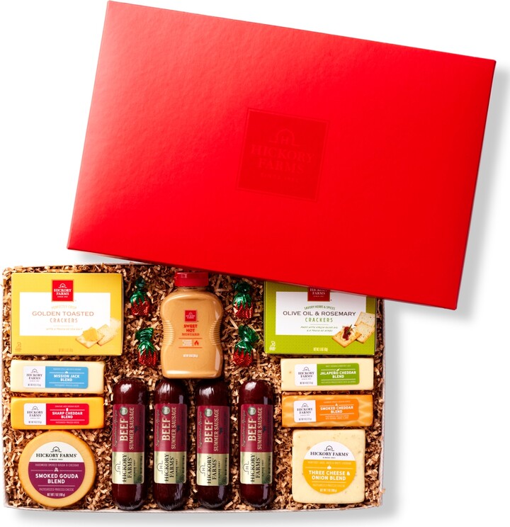 Hickory Farms Ultimate Sausage Cheese Gift Box, 17 Piece