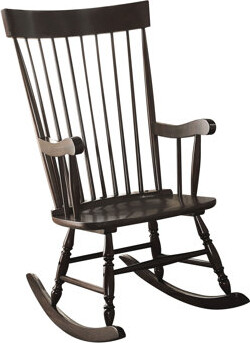 Latitude Run Arlo Black Finish Rocking Chair