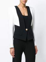 Thumbnail for your product : Balmain embossed button vest jacket