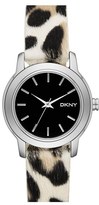 Thumbnail for your product : DKNY 'Tompkins' Round Textured Leather Strap Watch, 32mm