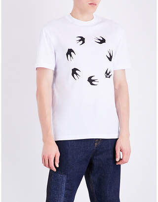 McQ Swallow cotton-jersey T-shirt