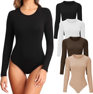 Seamless Control Shaping Low Back Leotard