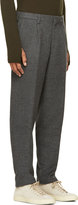 Thumbnail for your product : Kolor Grey Wool Flannel Trousers