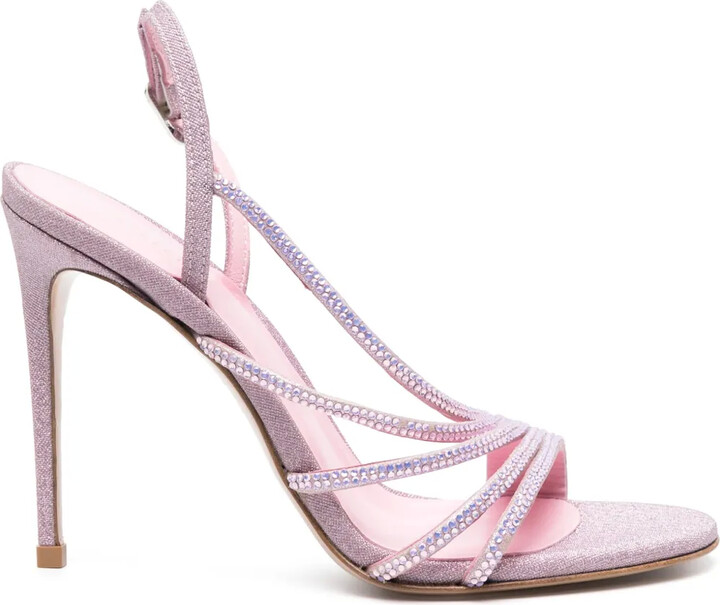 Le Silla Scarlet 105mm rhinestone-embellished sandals
