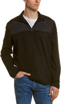 Thumbnail for your product : Vince Mixed Media 1/2-Zip Mock Neck Pullover