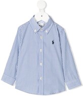 Thumbnail for your product : Ralph Lauren Kids Stripe-Print Button-Down Shirt