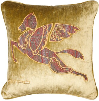 ETRO HOME Pegasus-Motif Cushion