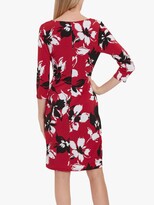 Thumbnail for your product : Gina Bacconi Blithe Floral V-Neck Wrap Dress, Claret