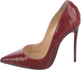 Thumbnail for your product : Christian Louboutin So Kate Python Pumps