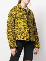 Thumbnail for your product : R 13 oversized leopard print jacket