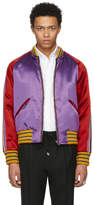 Thumbnail for your product : Gucci Red and White Silk Duchesse Elton John Jacket