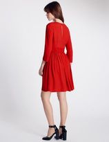 Thumbnail for your product : Marks and Spencer Crochet Smock 3/4 Sleeve Swing Dress