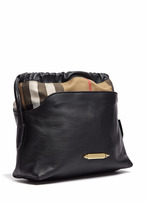 Thumbnail for your product : Burberry Shoes & Accessories Crush House Check Clutch Bag