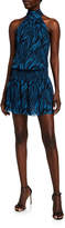 Thumbnail for your product : Ramy Brook Lori Printed Halter Mini Dress