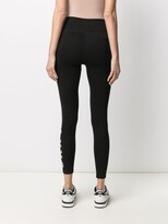 Thumbnail for your product : DKNY Core Essentials side stripe leggings