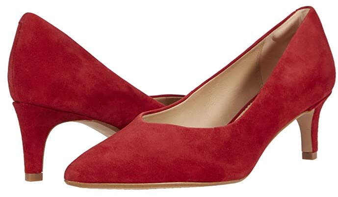 clarks velvet shoes