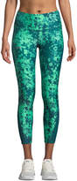 Thumbnail for your product : Under Armour HeatGear Printed Ankle Crop Performance Leggings