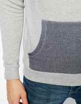 Thumbnail for your product : ASOS Sweatshirt With Contrast Kangaroo Pocket