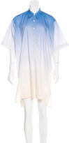 Thumbnail for your product : Dries Van Noten Ombré Button-Up Dress w/ Tags