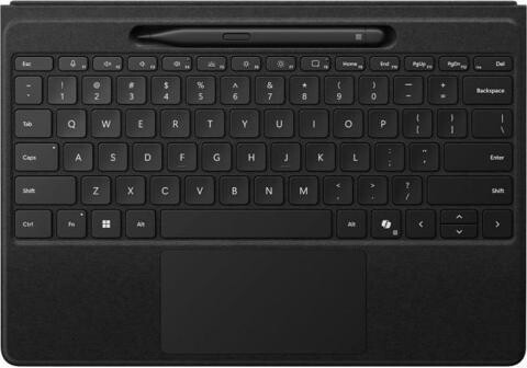 Microsoft Surface Slim Pen (2nd Edition) and Pro Flex Keyboard for Pro (11th Edition), Pro 9, Pro 8 Black