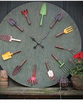 Thumbnail for your product : CREATIVE CO-OP Garden Tools Wall Clock