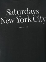 Thumbnail for your product : Saturdays NYC logo T-shirt