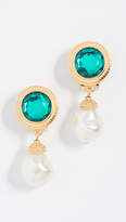 Thumbnail for your product : Ben-Amun Imitation Pearl & Jewel Clip On Earrings