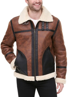 Tommy Hilfiger Men's Faux Leather Fleece-Lined Shortie Jacket, Created for  Macy's - ShopStyle
