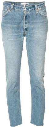 RE/DONE relaxed cropped jeans