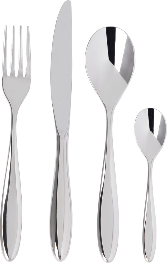 Alessi Silver Mami 24-Piece Cutlery Set
