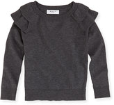 Thumbnail for your product : Milly Minis Knit Ruffled Raglan Sweater