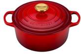 Thumbnail for your product : Le Creuset Gold Knob Collection 4 1/2 Quart Round French/Dutch Oven