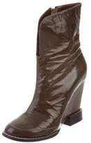 Thumbnail for your product : Chloé Round-Toe Wedge Boots