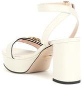 Thumbnail for your product : Gucci Marmont leather platform sandals