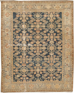 Lavender Oriental Carpets Antique Distressed Malayer Rug