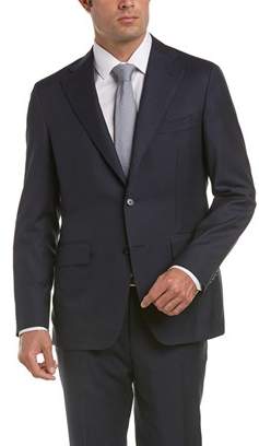 Canali Wool Suit With Flat Pant