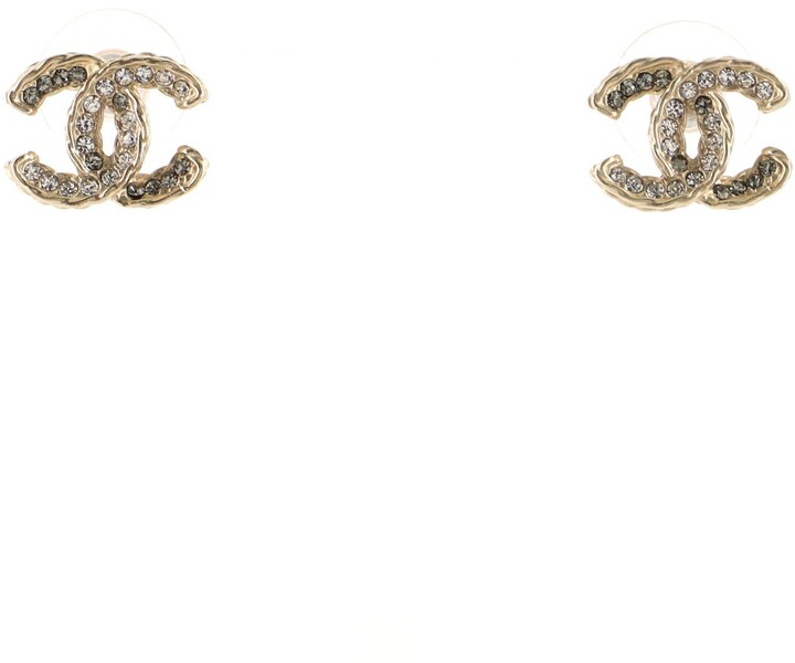 Chanel CC Stud Earrings ShopStyle
