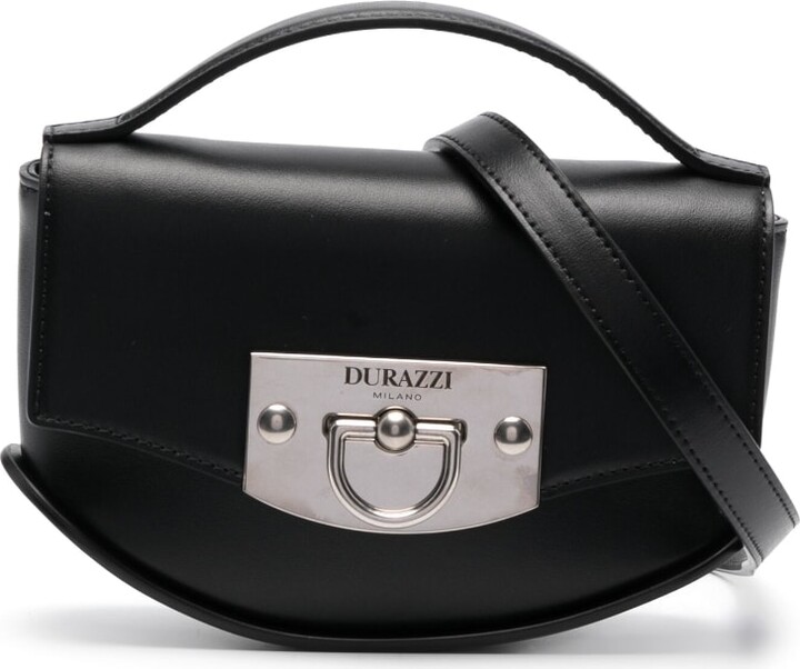 Durazzi Milano Flip-Lock Leather Crossbody Bag - ShopStyle