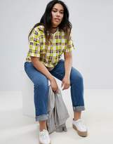 Thumbnail for your product : ASOS Curve Top In Gingham