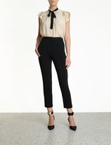 Thumbnail for your product : Zimmermann Silk Scallop Sleeveless Top