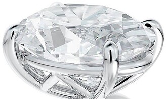 De Beers Forevermark Delicate Icon Setting Oval Diamond Engagement Ring