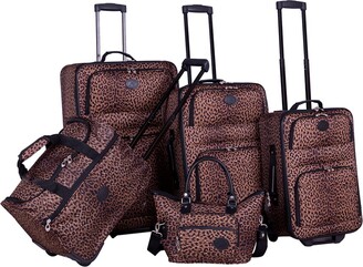 American Flyer Animal Print 5pc Luggage Set ShopStyle