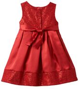 Thumbnail for your product : Youngland satin sequin dress - toddler