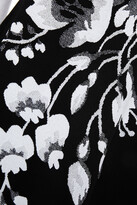 Thumbnail for your product : Carolina Herrera Flared floral-jacquard dress