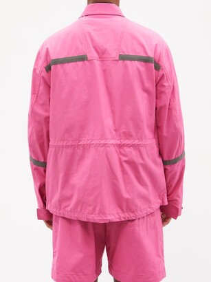Sacai Cargo-pocket Cotton-twill Jacket - Pink
